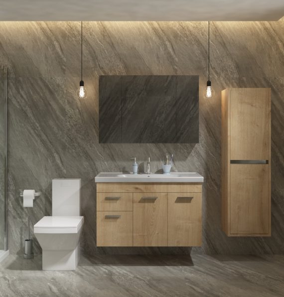 SERA BAHTROOM CABINET 100 CM OAK