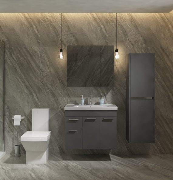 SERA BAHTROOM CABINET 85 CM ANTHRACITE