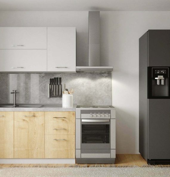 MARMO SAPPHIRE-WHITE 150 CM KITCHEN CABINET