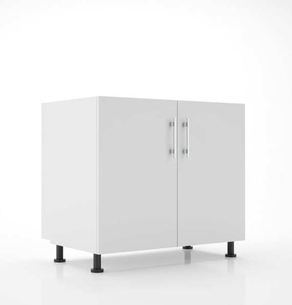 Sink Base Cabinet White 100cm