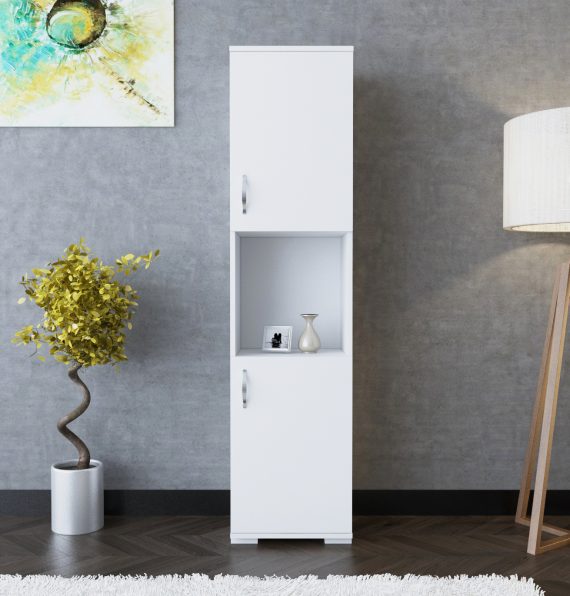 VIRGINIA PRACTICAL STORAGE CABINET WHITE