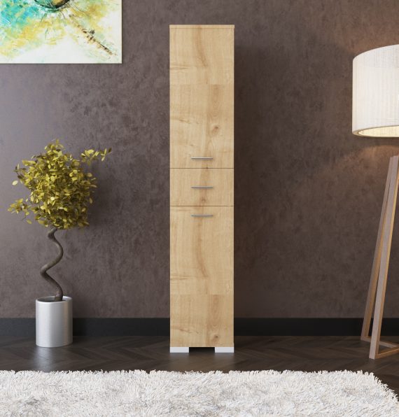 SANTIAGO PRACTICAL STORAGE CABINET OAK